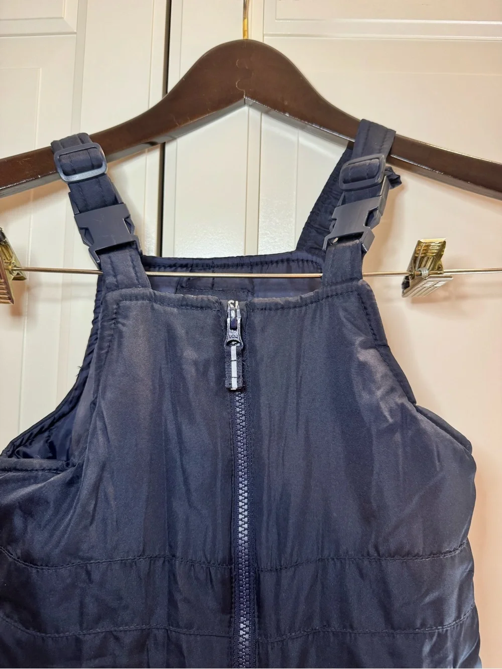 Kids Navy Insulated Snow Bib Overalls